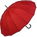 Produktbild iX-brella long - hochwertiger Stockschirm 16-teilig mit Automatik - sturmsicher - rot