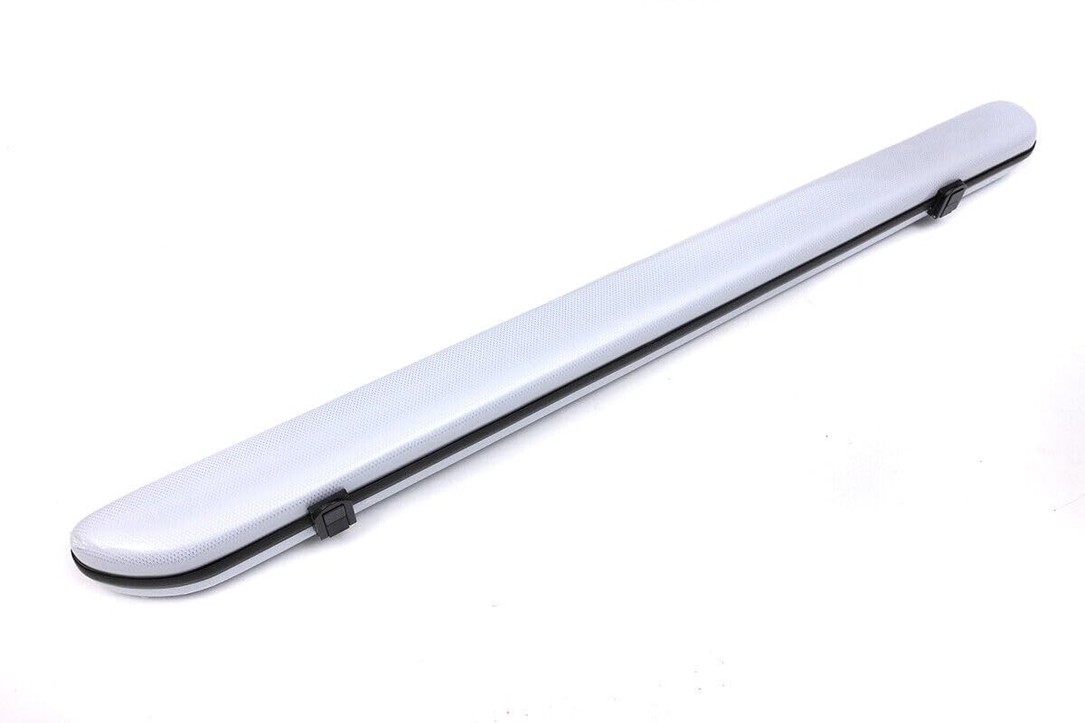 Custodia rigida in fibra di carbonio per violino, viola, violoncello, archetto leggero, 2 pezzi, bella protezione (bianco)