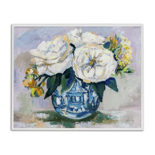 Bold Modern Floral Bouquet, 11 x 14 Inch Framed Giclée Print