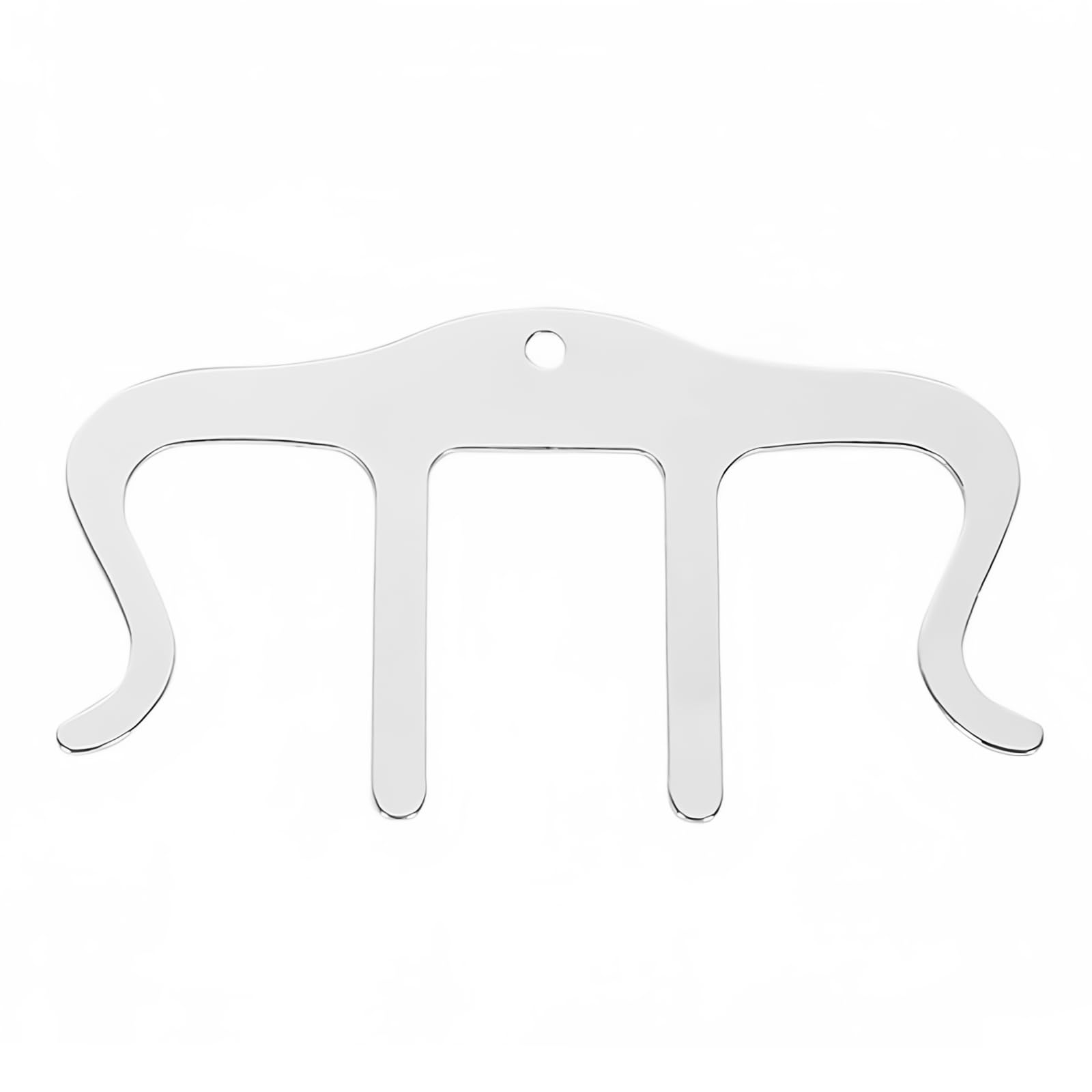 Musiin Metal Music Book Clip and Sheet Holder for Piano Keyboard, Guitar Books(Silver)