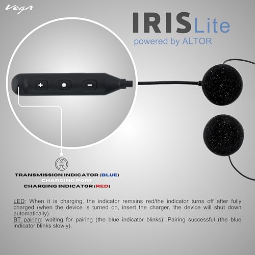 Image of Iris Wireless Bluetooth Headset | BT 5.0 | 16H Playback | Flexible Gooseneck Mic | Lightweight & Comfortable | IPX6 Waterproof
