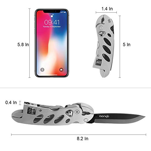 Dpnao DP-02A Multitool Wrench With 7 Tools/Pliers/Wire Cutter/Flat Screwdriver/Phillips Screwdriver/Portable Folding Multifunctional Adjustable Multi Purpose Stainless Steel Tool thumb #4