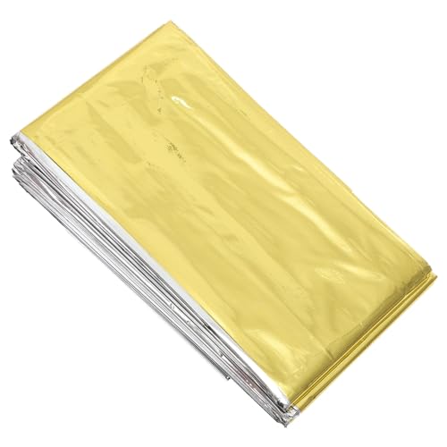 BCOATH Outdoor Camping Blanket Emergency Thermal Survival Blanket Lightweight Reflective Insulation for Sun Protection