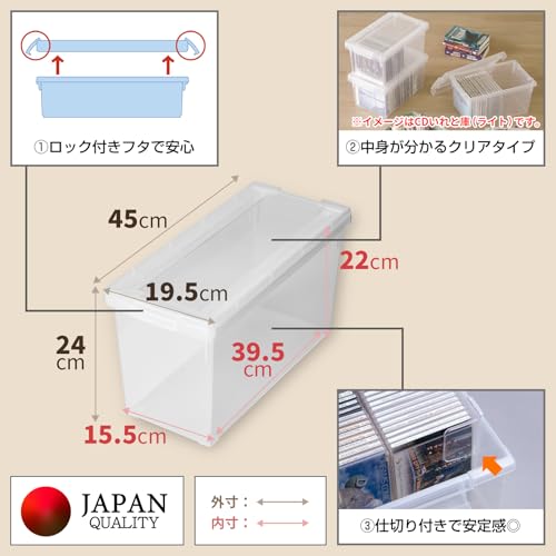 天馬 いれと庫 A5コミック本収納ケース