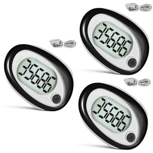 INOOMP Pcs Running Step Climbing Step Counter Lightweight Portable Pedometer Lanyard