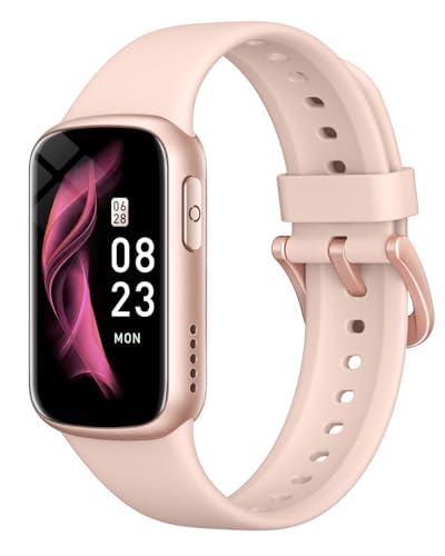 Asmoda Smart Band, 1.47' Pulsera Inteligente con 130+ Modos Deportivos, Notificaciones de Llamadas/Mensajes, Monitor de Sueño/Calorías/Podómetro, Smartwatch IP68 para Android y iOS