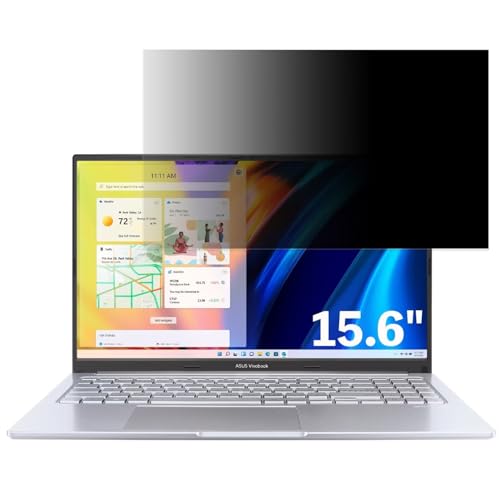 ASUS Vivobook 15X OLED M1503QA 15.6インチ 16:9 対応 覗き見防止フィルム プライバシーフィルター ブルーライトカット 反射防止 PC パソコン モニター のぞき見防止 画面保護 保護シート 着脱簡単 両面使用