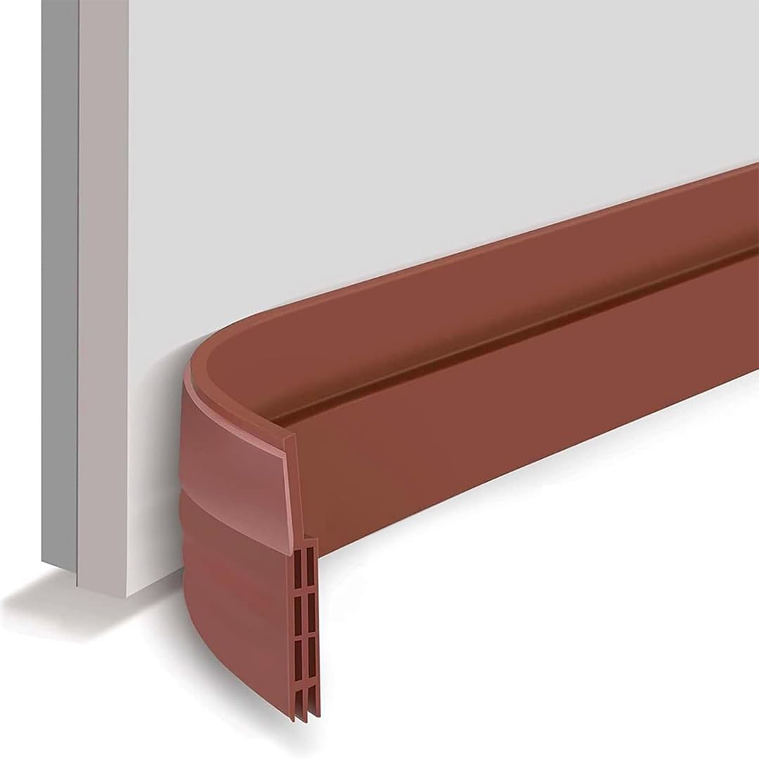 Aristova Door Draft Blocker, 2 Inches Width x 39.3 Inches Length, Fits 1 Inch Gaps, Silicone, Weatherproof, Soundproof
