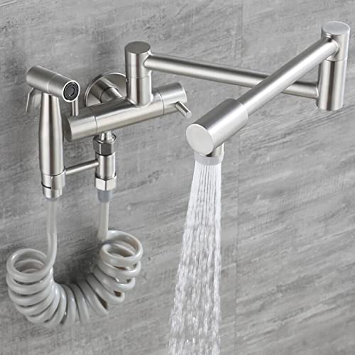 Robinet d'eau potable mural pliable pour éliminer l'encombrement de l'évier - 5