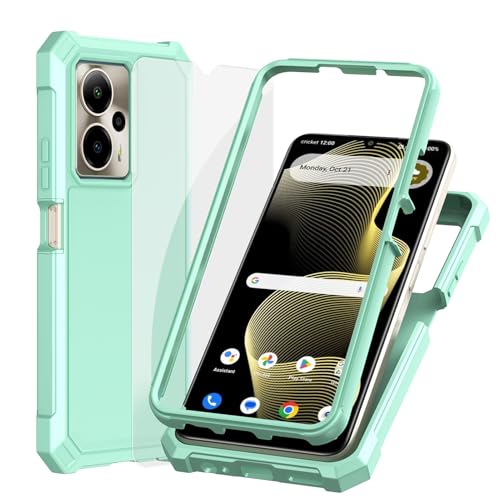 Coque Outlast 5G silicone vert évite les bris d'écran et chutes au sol