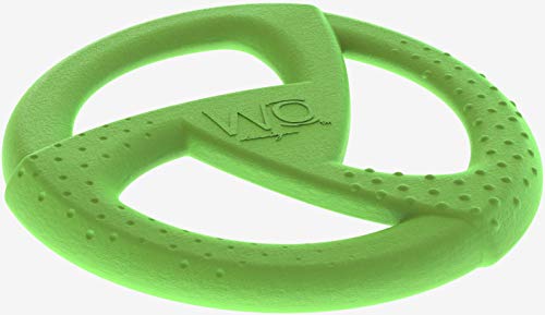 Wo Play 8 Inch Green Disc Durable Usa Fetch All Breed Dog Toy Frisbee #TOP1