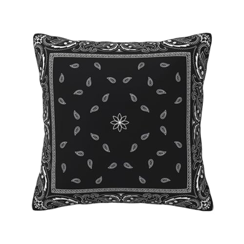 Zateem クッションカバー 枕カバー 羽柄 北欧 ペイズリー柄クッションカバー 装飾枕カバー モダン 家庭装飾 ソファ背当て 座布団カバー 柔らかい ピロケース 車 椅子 インテリア飾り 部屋飾り 四季通用