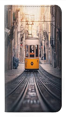 Housse cuir Samsung Galaxy A56 Trams in Lisbon aux finitions premium