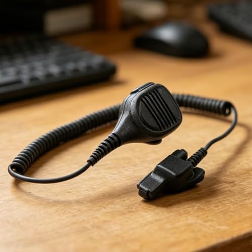 Micrófono PMMN4051B Motorola XTS5000 XTS3000 cable negro estándar 4