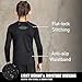 Elite Sports Rash Guards for Boys and Girls, Full Sleeve Compression BJJ Kids and Youth Rash Guard Black