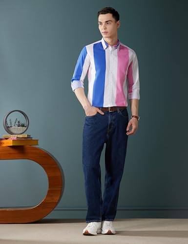 Image of Pepe Jeans Men's Cotton Solid Regular Fit Shirt