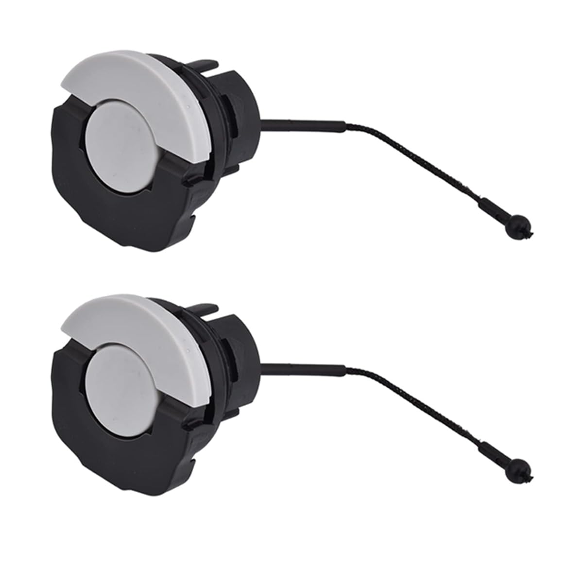 CGEAMDY 2 Pieces Oil Fuel Filler Tank Petrol Cap, Gas Fuel Oil Petrol Diesel Filler Cap for MS250, Fuel Oil Gas Tank Cap Replacement, Petrol Diesel Filler Lid for Chainsaw Brush Cutter(Oil Cap)