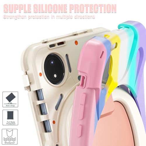 Funda Xiaomi Redmi Pad SE 8.7 antirrotura con soporte rotatorio 6