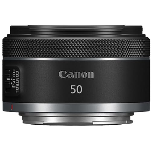 Image of Canon RF 50mm f /1.8 STM Lens Bundle with UV Filter + Lens Cap Keeper