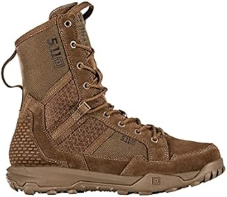 5.11 Tactical Men’s A/T All-Terrain 8-inch Military Style Boots for Snow, Hiking, Work – Non-Zip, Water-Resistant, Style 12422