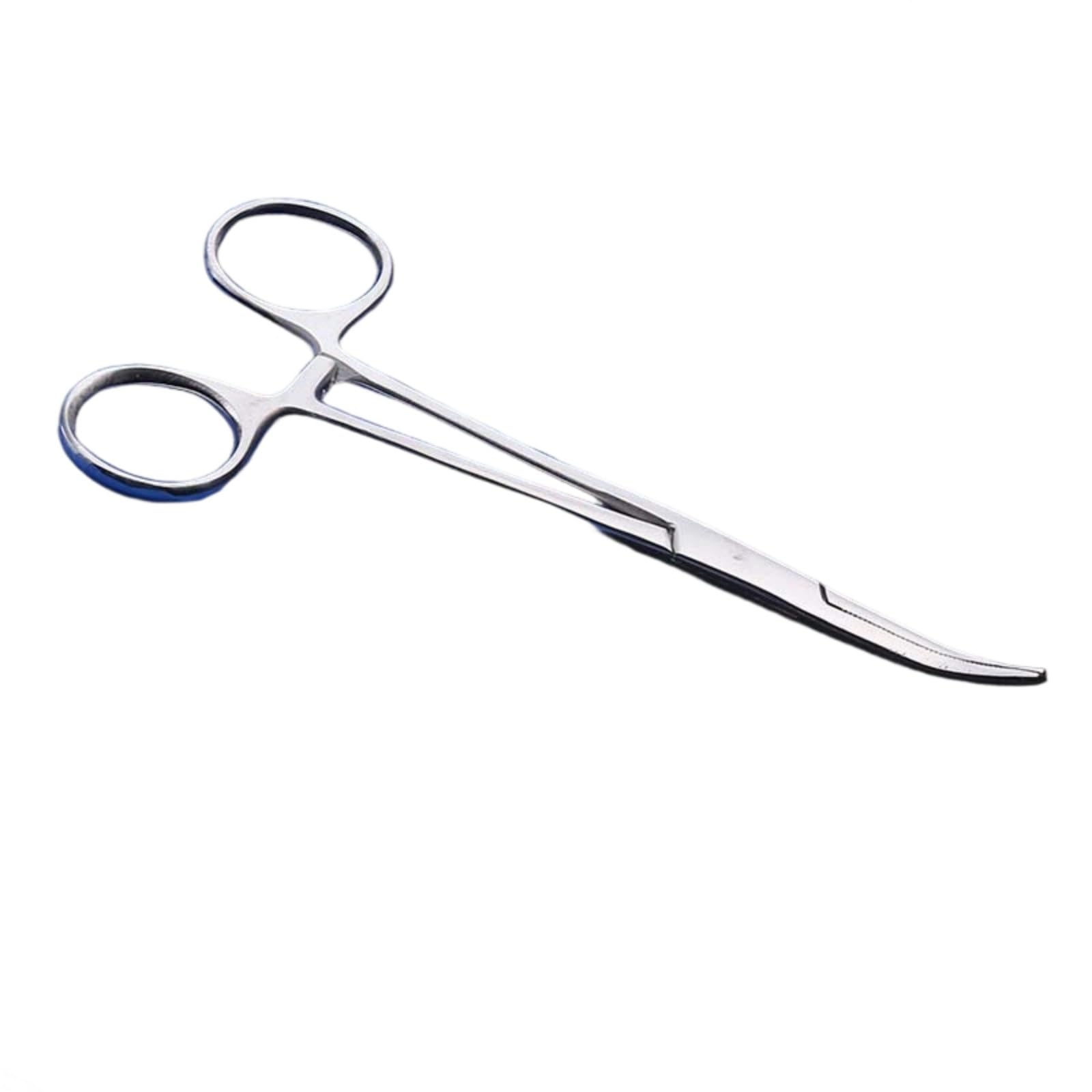 Limtula Stainless Steel Fishing Plier Hook Remover Curved Tip Forceps Scissors Tackle Clamps Tool with Nonslip Grip Stainless Steel Hook Remover Curved Tip Pliers