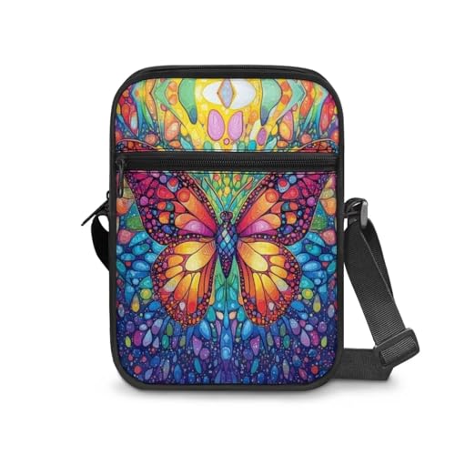 Crossbody Bag for Women Lightweight Messenger Bag with Adjustable Strap Polyester Small Shoulder Bags for Travel