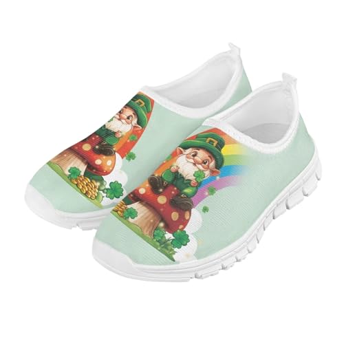 Girls Slip On Tennis Shoes Kids Running Shoes St. Patrick's Day Shoes3