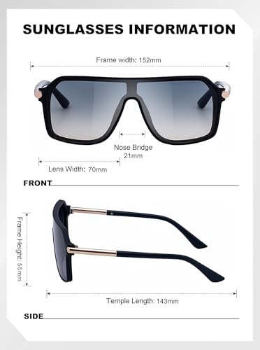 Image of Classic Men's Sunglasses Metal Frame Shades(99278)