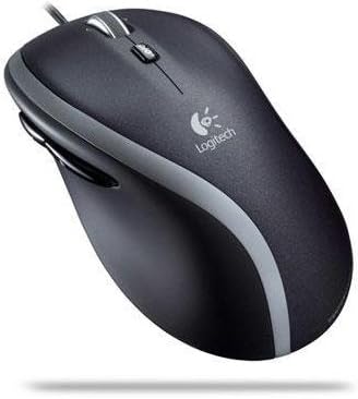 Logitech Inc M500 Corded Laser 1000 Dpi Usb Mouse Wired Scroll Wheel Black Gray Retail