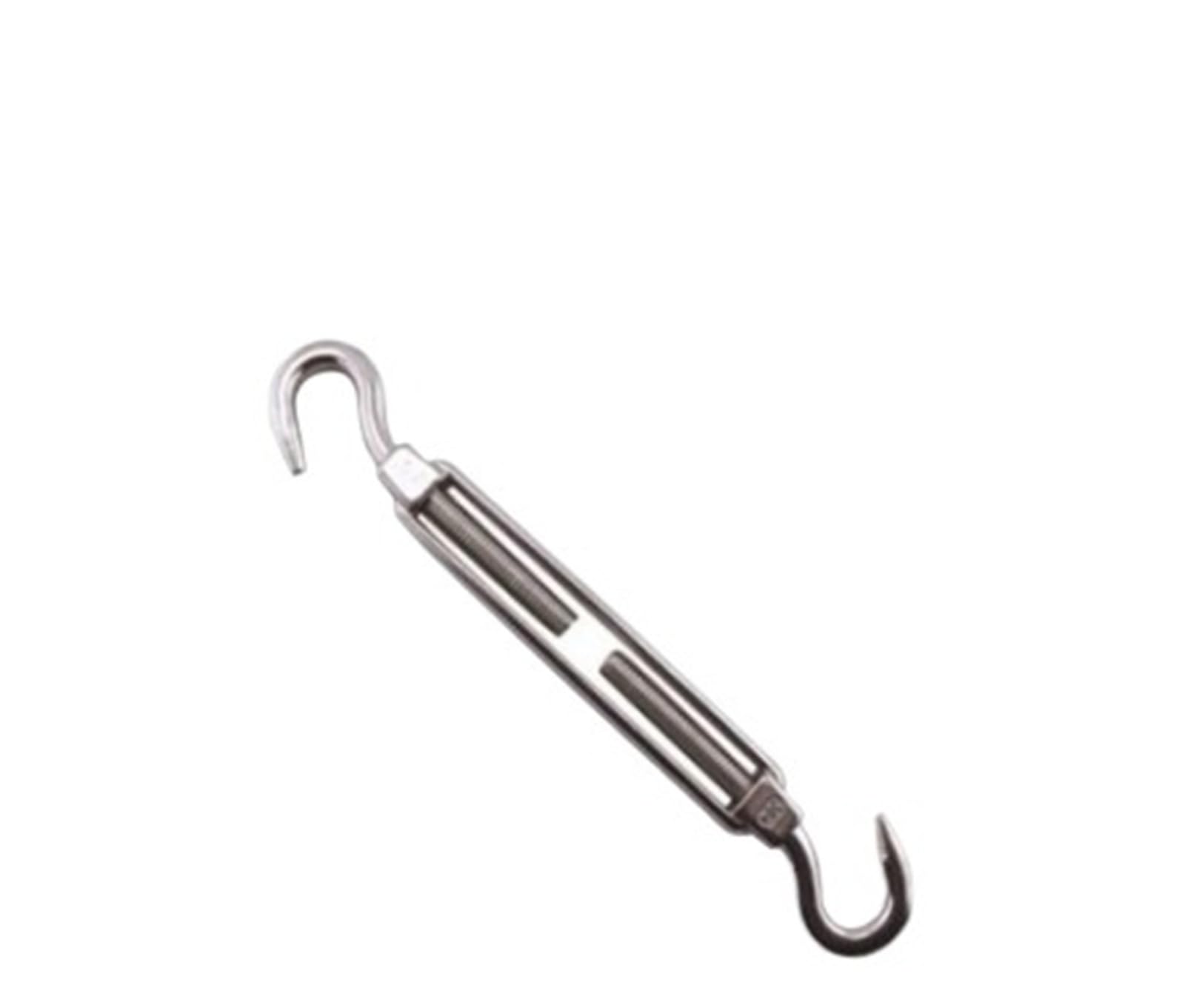 Gancio tenditore regolabile in acciaio inossidabile - Tenditore a corpo aperto per il tensionamento di cavi e attrezzature (resistente)(M20-304)