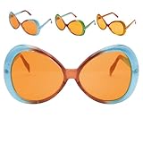 Età raccomandata: 18 anni. P\'tit Clown 62810 Occhiali di plastica stile anni \'70, a mosca, colori assortiti