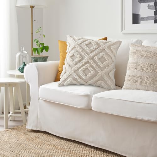 Housse de coussin géométrique ProTuning pour rénover un canapé fatigué - 4