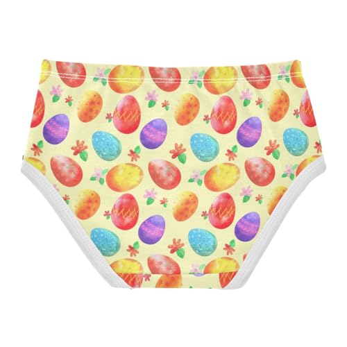 Joisal Cotton Toddlers Underwear Floral Colorful Easter Eggs Beige Girl Panties Cute Animals Underpants Briefs 2t2