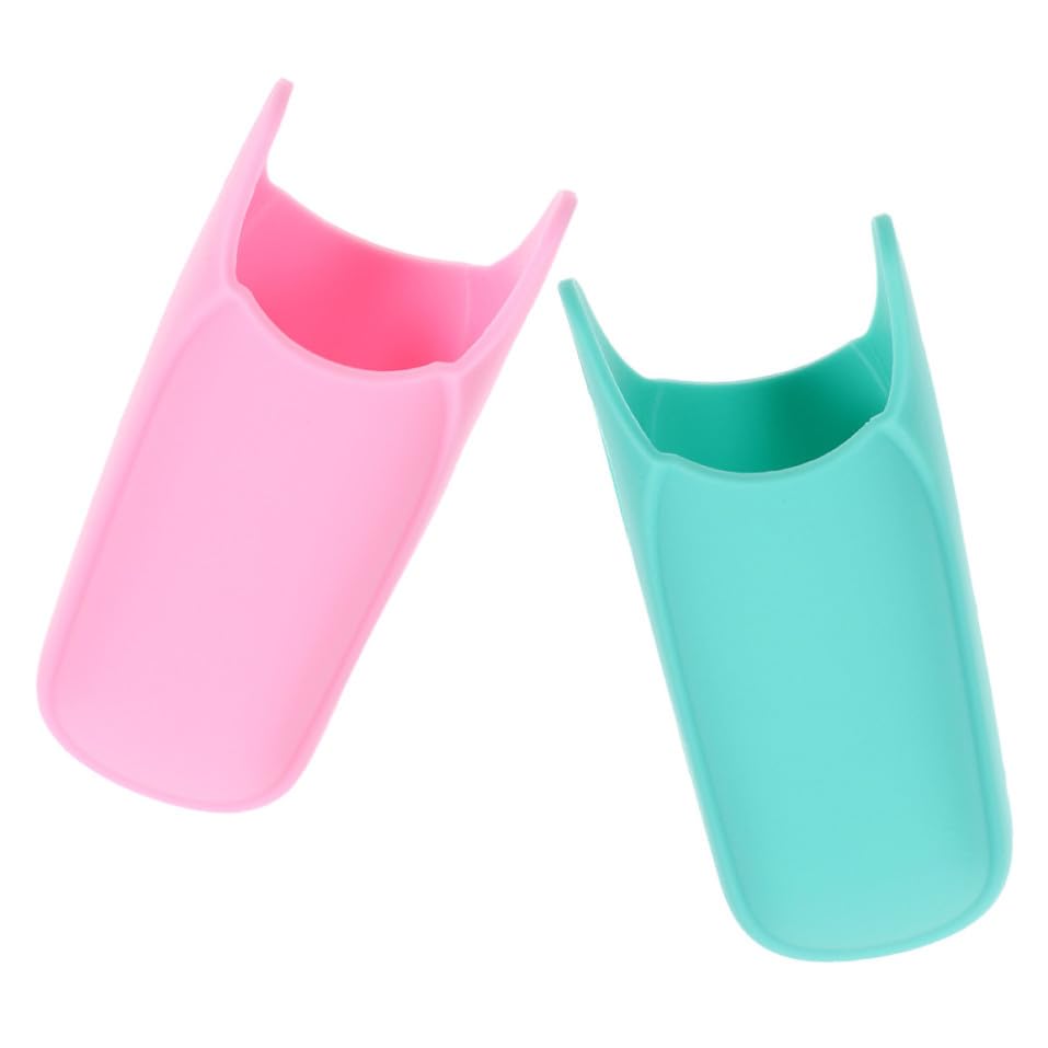 Genérico Protección térmica para rizador de Cabello, Funda de Silicona Aislante Resistente al Calor, Juego de 2 Unidades para Uso en y hogar