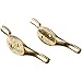 Merriway® BH01585  2 Pcs  Cleat Hooks, 75mm  3 Inch  Polished Chrome Pack Of 2 Pieces