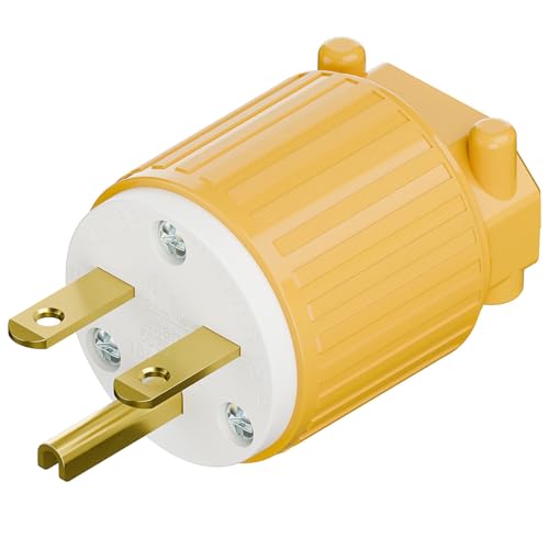 NEMA 6-15P�I�X�v���O�AETL�K�i15AMP/250�{���g�A15A�X�g���[�gDIY�I�X�A�č�/�J�i�_3�v�����O�R�l�N�^�A15A/250V�ƒ�pAC�H�ƃO���[�h�v���O�C�G���[�ƃz���C�g