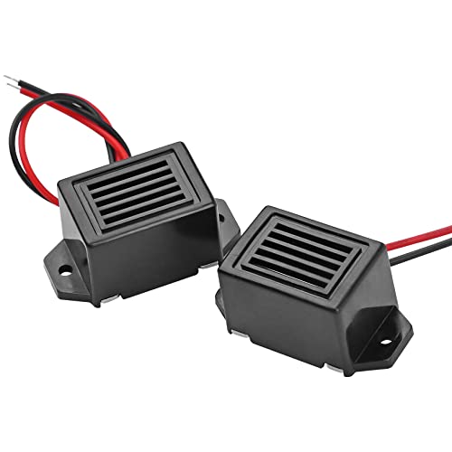 Mini Buzzers with Leads - 9V 400Hz Morse Code Mechanical Electronic Components 10Pcs