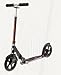 Micro Tretroller Schwarz mit 200 mm Rollen