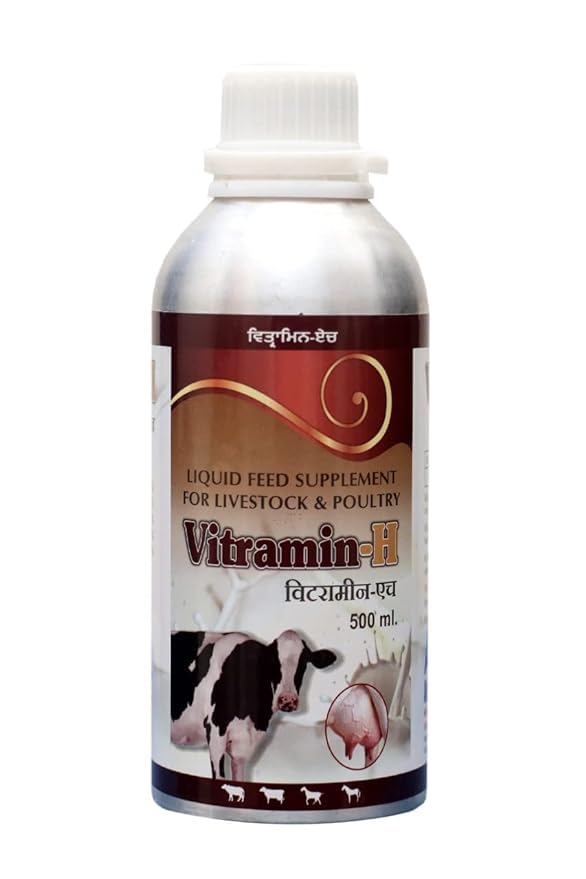 AUROUS Vitramin H Veterinary Liquid Feed Supplement for Cow Goat Buffalo Farm Animals Livestock and Poultry/Veterinary Feed Supplement 500 ml (B0CP47H2TB) Amazon Price History, Amazon Price Tracker
