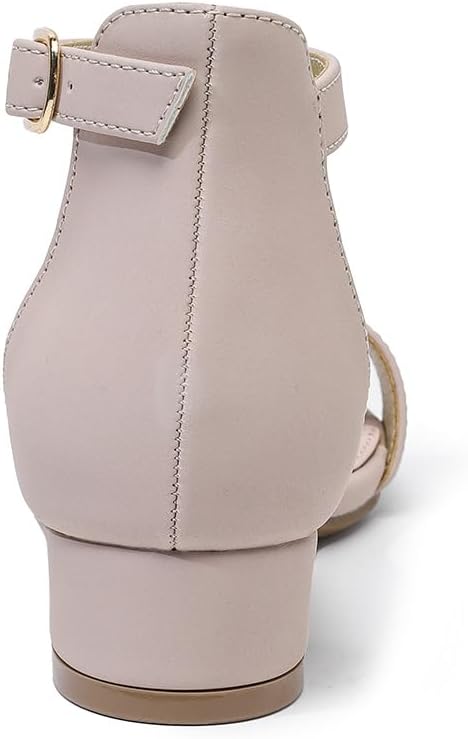 Amoji Girls High Heels Kid Ankle Strap Dress Shoes Wedding Party for Little Kid Big Kid 412