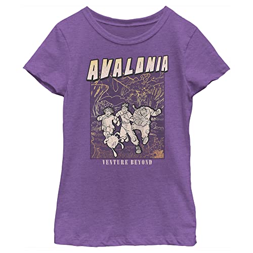 T-shirt Disney Strange World fille violet x-small en coton léger imprimé