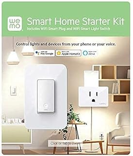 Wemo Smart Home Starter Kit Smart Plug and Switch