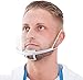 Produktbild Blumax 10 x Gesichtsvisier aus Kunststoff in weiß | Gesichtsabdeckung Mund | Face Shield - Halbvisier