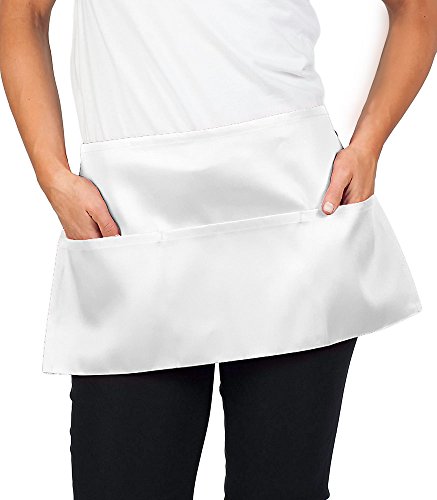White Waist Apron, 11 Inch #TOP21