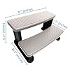 Puri Tech Universal Spa & Hot Tub Outdoor Steps No Slip Grip Support - Light Grey - Image 5