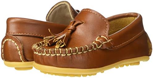 Elephantito Boy's European Driving Style Loafer, Natural, 6 Toddler | Image 6