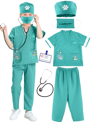 Set 6 Pzs Disfraz Niños Veterinario