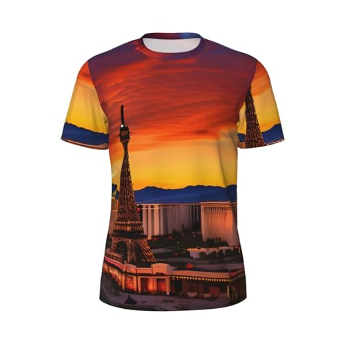 Las Vegas Sunset Men’s Short-Sleeve T-Shirt