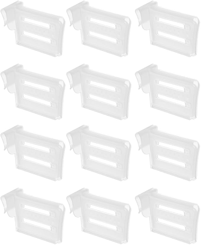 StyleX Store Adjustable Fridge Door Divider for Bottles – Stretchable and Durable Plastic Bottle Holder for Refrigerator Door, Prevents Falling & Organizes Storage Space - Pack of 8