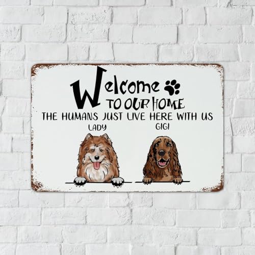 Plaque décorative en métal pour habiller un mur vide avec humour
